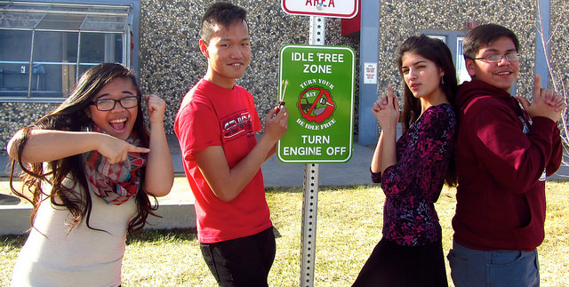 Idle Free sign