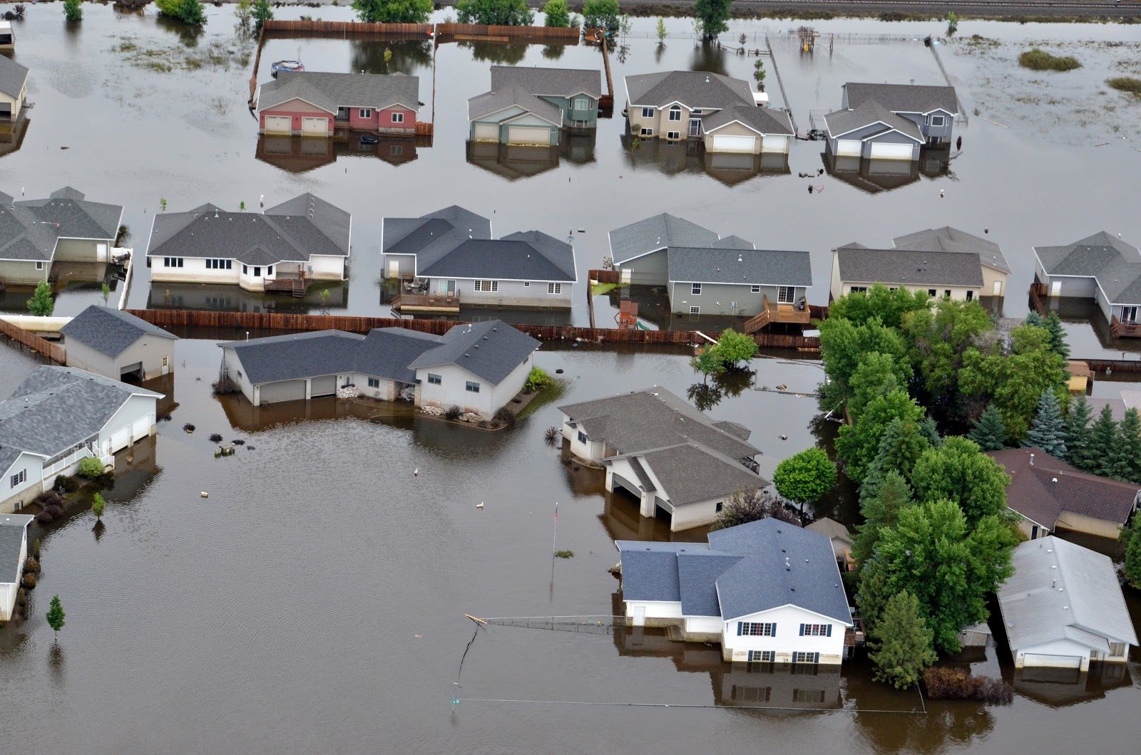 flood images houses