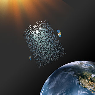 mirrors in space