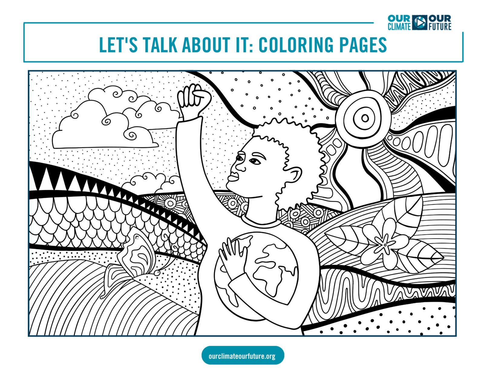 Let's Talk About It Coloring Pages